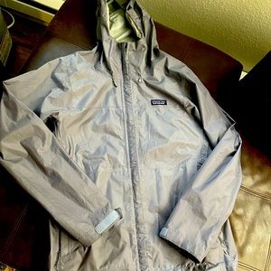 Patagonia H2no rain jacket gray purple